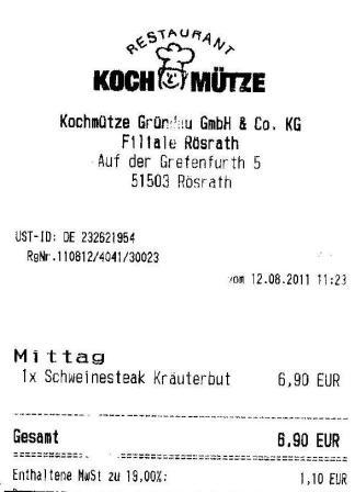 aagi Hffner Kochmtze Restaurant